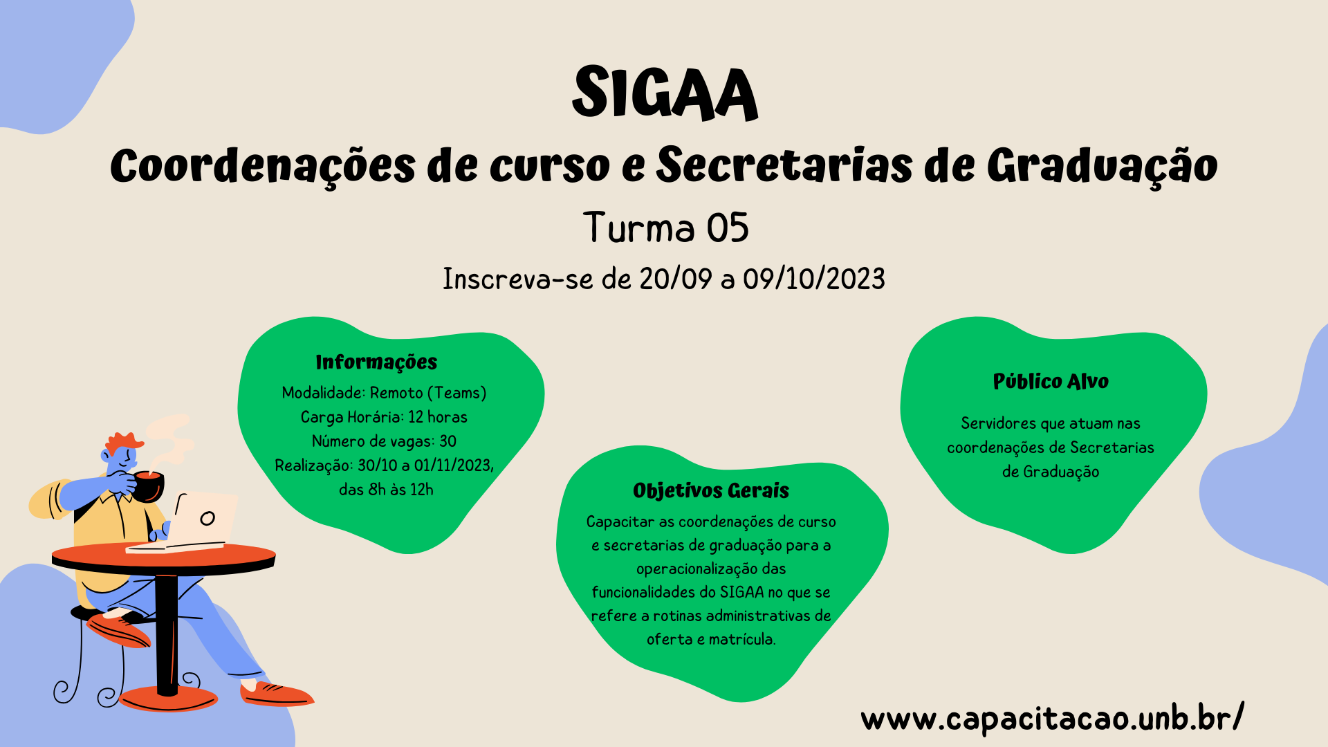 SIGAA Secretaria de Graduação turma 05 site